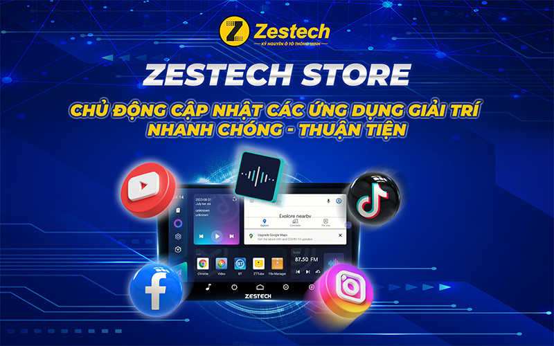 Giới thiệu Màn hình Android ZX10 bản tiêu chuẩn 6 Kho ứng dụng giải trí độc quyền trên ZX10 bản tiêu chuẩn