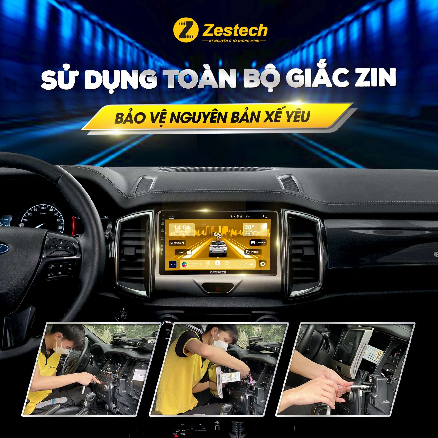 Màn hình ô tô Zestech S100J Màn Hình 9/10 inch Hệ điều hành 10.0 Ram2GB Rom32GB 19 lắp màn hình zestech zin